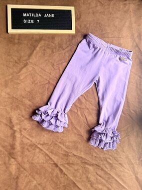 Matilda Jane Lavender Knit Crop Pants